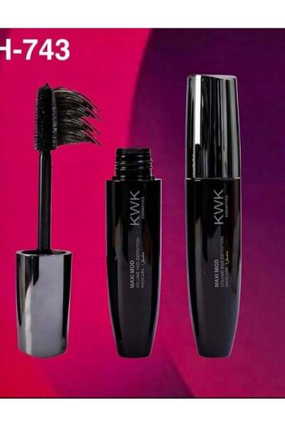 KWK ماسكارا لتكثيف الرموش باللون الأسود 10 جرام