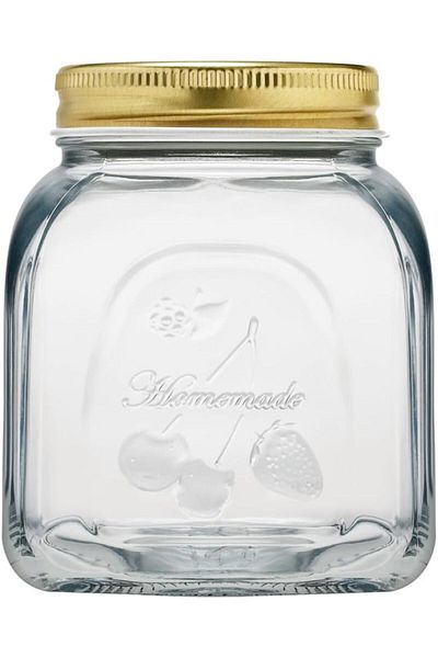 Paşabahçe Pasabahce 80384 Homemade Glass Jar with Metal Lid 500 Cc - 3 Pieces