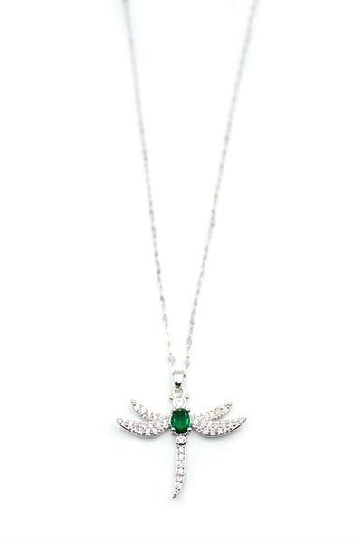 MR RZN STORE Dragonfly Necklace - Silver