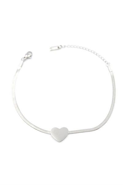 MR RZN STORE Heart Bracelet - Silver