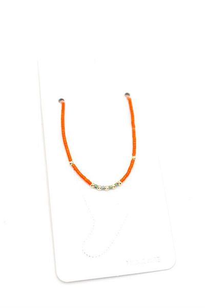 MR RZN STORE Sand bead anklet - orange