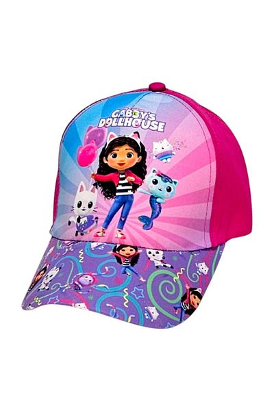 Gabby's Dollhouse Girls' hat, multicolor, size 54 cm, Friends, Gabby's Dollhouse
