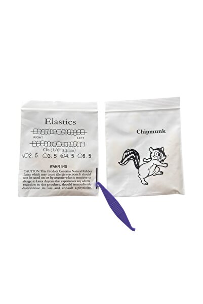 First Class Diş Teli Lastiği 1/8 4.5 oz 3.2mm Chipmunk Ağıziçi Lastik-Ortodonti Lastiği Takma Aparatı