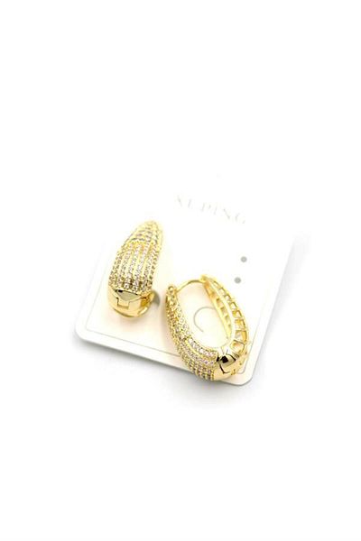Royaleks Jewelled Drop Earrings - Gold