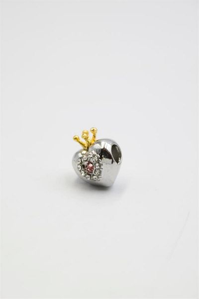 Royaleks Pn Bracelet Heart Charm - Silver
