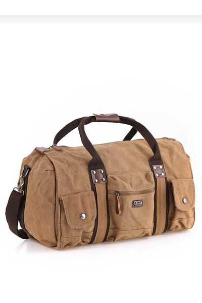 ÇÇS Sports and Travel Bag with Canvas Shoulder Strap