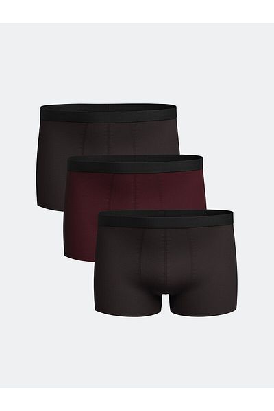 LC Waikiki Standard Fit Cotton Flexible Ανδρικό Boxer 3 τεμαχίων