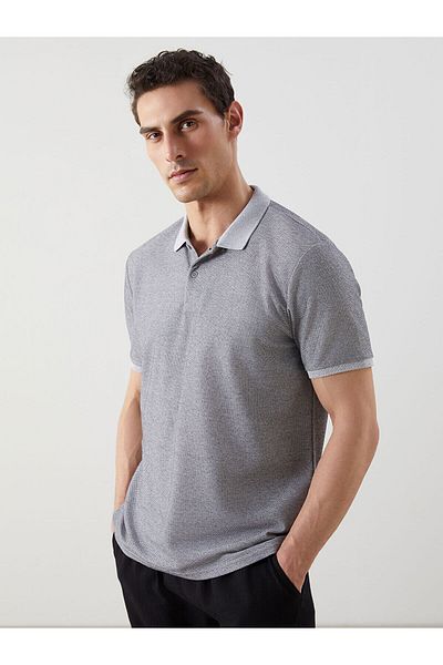 LC Waikiki Polo Neck Short Sleeve Combed Cotton Men's T-Shirt
