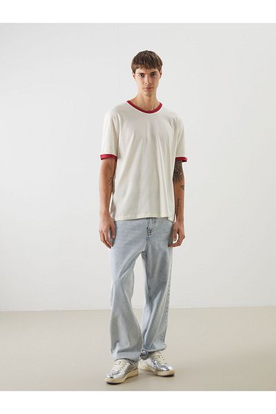 LC Waikiki Crew Neck Combed Cotton Men's T-Shirt