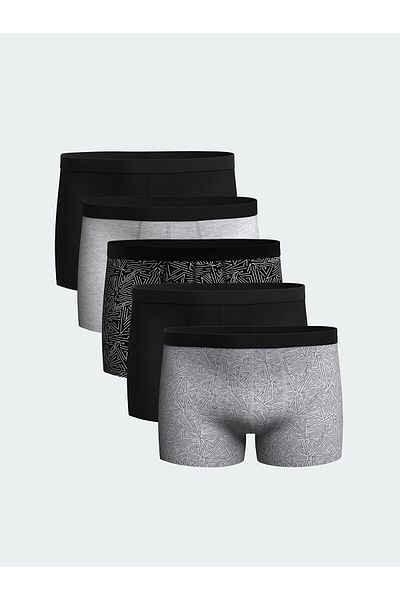 LC Waikiki Ανδρικό μποξεράκι Standard Mold Cotton Flexible 5-pack