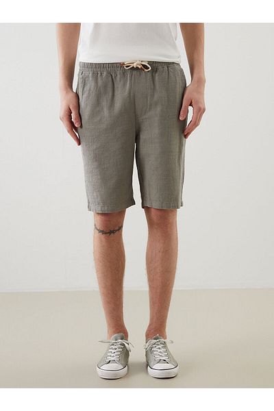 LC Waikiki Ανδρικό σορτς Standard Mold Linen Blend