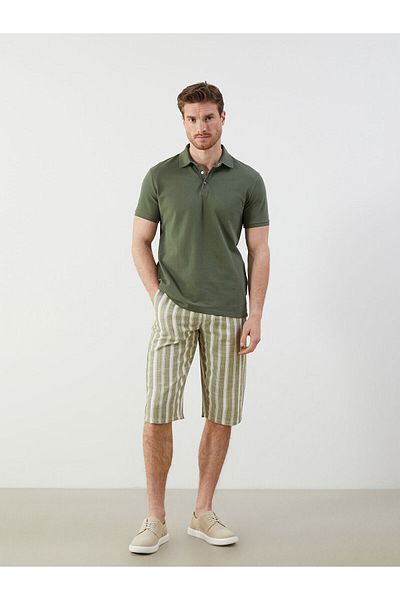 LC Waikiki Ανδρικό T-Shirt Polo Neck Pique