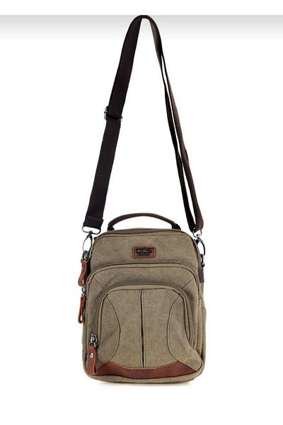 ÇÇS Canvas Shoulder Strap Handbag