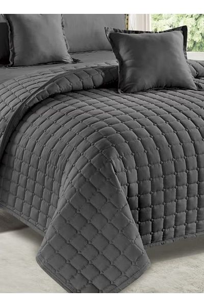 Moon 4-piece plain single duvet cover set