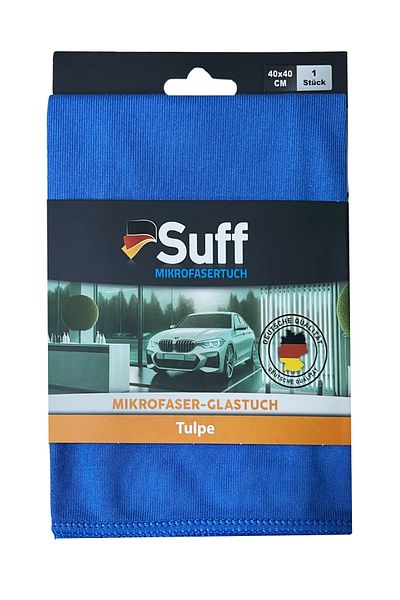 Suff Tulip Microfiber Glass Wiping Cloth 40 X 40 cm