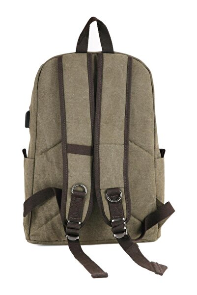 ÇÇS Canvas Backpack with Laptop Compartment