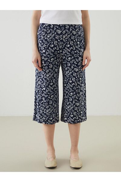 LC Waikiki Capri de damă cu talie elastică florală