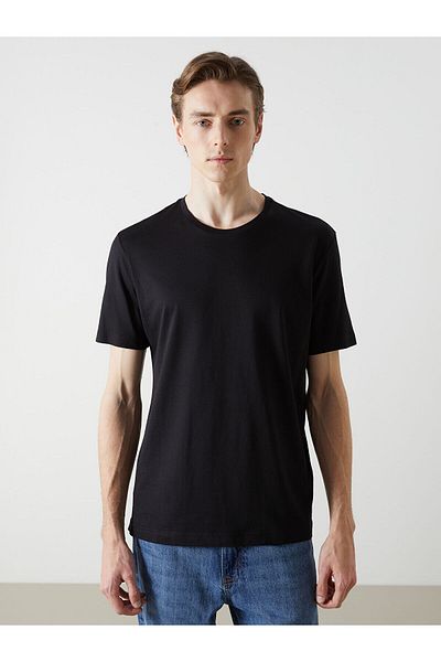 LC Waikiki Ανδρικό T-Shirt από βαμβακερό χτενισμένο λαιμό