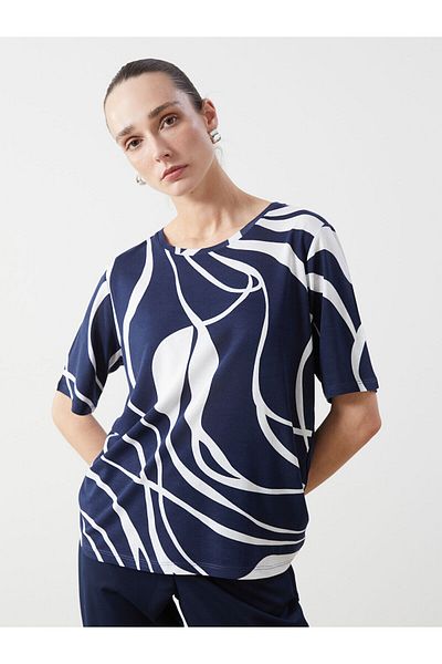 LC Waikiki Crew Neck Patterned Women's T-Shirt