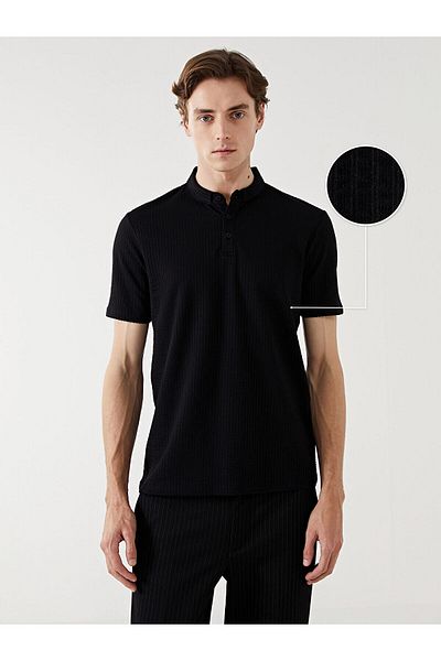 LC Waikiki Ανδρικό μπλουζάκι με κοντό μανίκι Polo λαιμόκοψη
