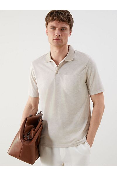 LC Waikiki Ανδρικό T-Shirt Polo Neck Pique