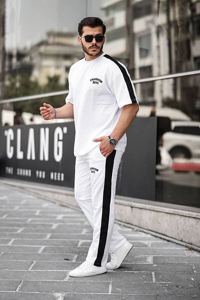 TMB Champion Baggy Σετ Λευκό