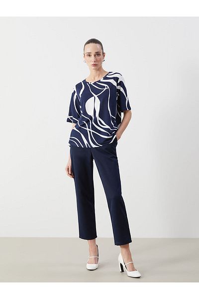 LC Waikiki Crew Neck Patterned Women's T-Shirt