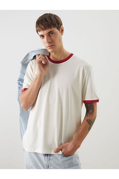 LC Waikiki Crew Neck Combed Cotton Men's T-Shirt