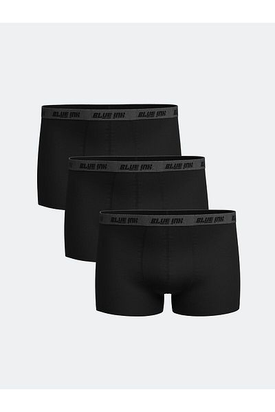 LC Waikiki Standard Fit Cotton Flexible Ανδρικό Boxer 3 τεμαχίων