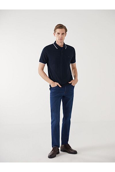 LC Waikiki Ανδρικό μπλουζάκι με κοντό μανίκι Polo λαιμόκοψη