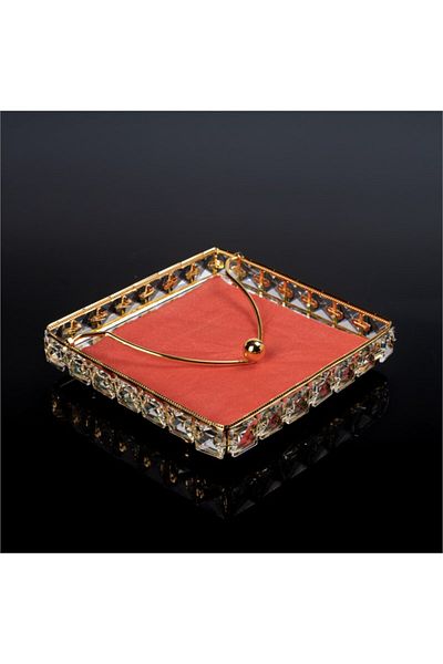 Hinora Crystal Square Non-Square Napkin Holder 21X21Cm