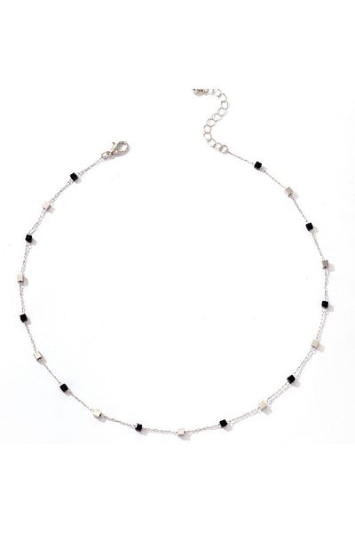 Choice 38-42cm Black-silver Color Black Necklace For Women On The Neck Chain Choker Adjustable Party Jewelr