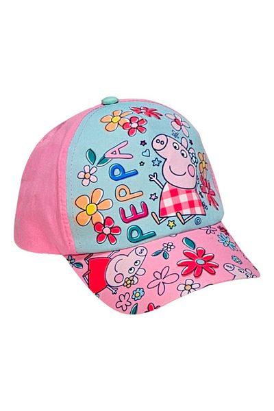 Peppa Pig Girls' cap, pink, size 53 cm, Peppa Pig
