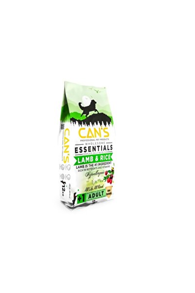 Cans Dog Adult Yetişkin Köpek Maması Lamb & Rıce 12 kg Kuzu Etli Ve Pirinçli