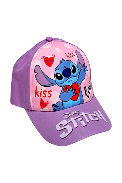Stitch Girls' hat, multicolor, size 52 cm, Stitch