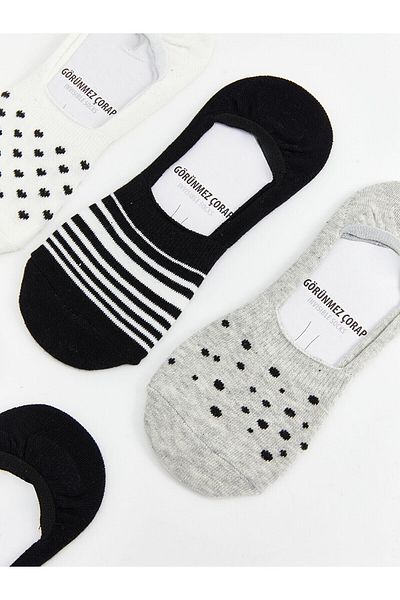 LC Waikiki Patterned Women's Ballerina Socks 5-Pack