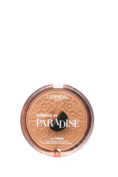 L'oreal Bronzing Powder for Face and Body, Bronze Please! Sun Powder La Terra 03 Amalfi Medio, 18g