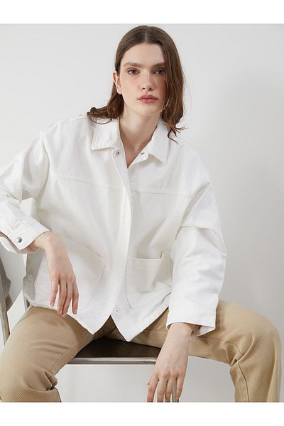 LC Waikiki Cămașă de jeans oversize pentru femei