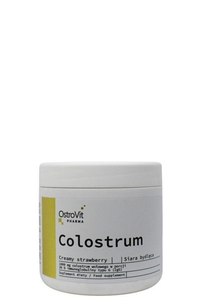 Ostrovit Pudră de colostru cu aromă de căpșuni, 100g