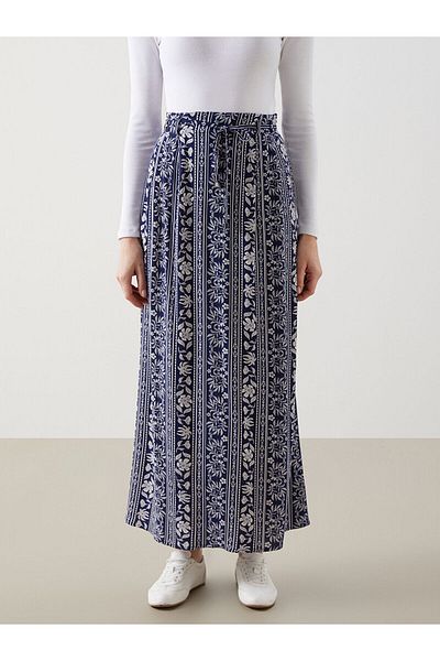 LC Waikiki Floral Women's Skirt with Elastic Waist
