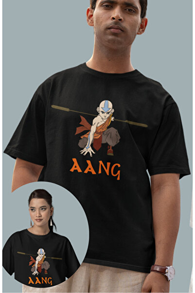Fuddy Moda Avatar Aang sa štapom Štampano T-shirt, unisex majica Avatar: Posl...