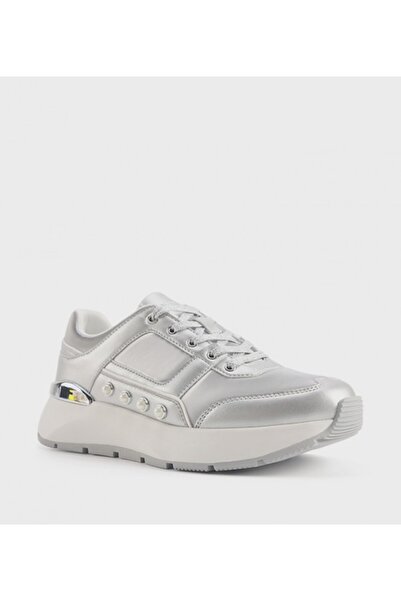 Nine West Nine West Malia Metallic Lace-up Sneakers