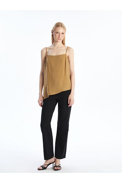 LC Waikiki Square Neck Strap Modal Blended Blouse