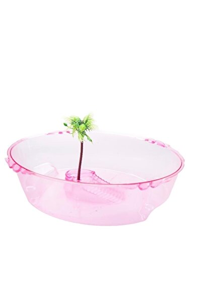 Cans Exotic Kaplumbağa Bahçesi (Oval) 33x24x9 Pembe