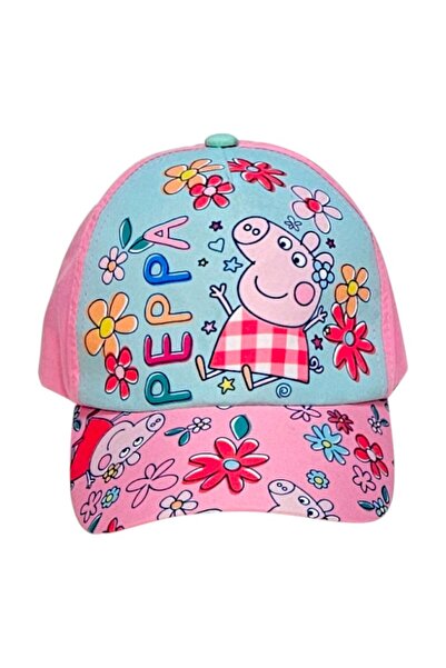 Peppa Pig Girls' cap, pink, size 53 cm, Peppa Pig