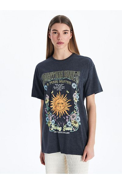 LC Waikiki Crew Neck Printed Women's T-Shirt