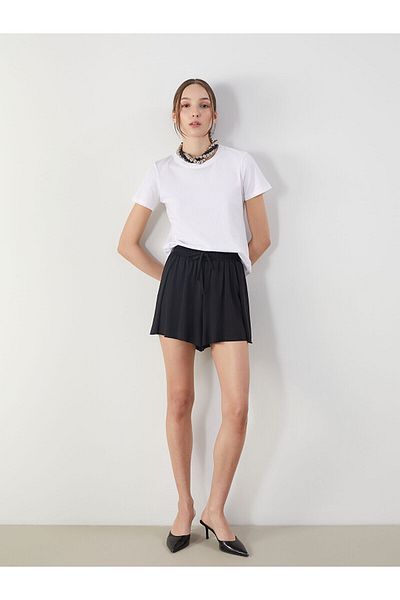 LC Waikiki Pantaloni scurți de damă cu talie elastică