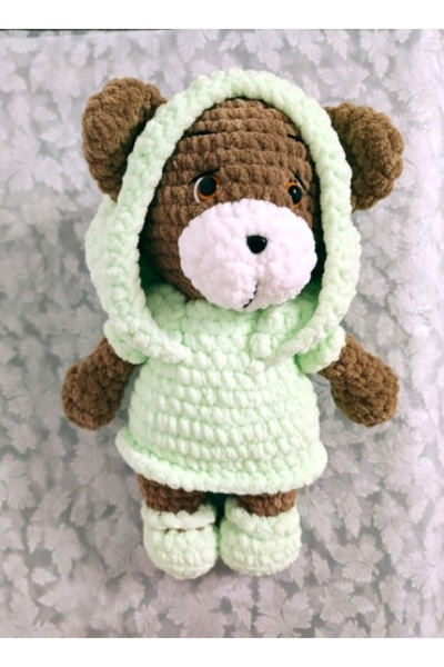 Superbaby Urs din fir catifelat – jucarie handmade