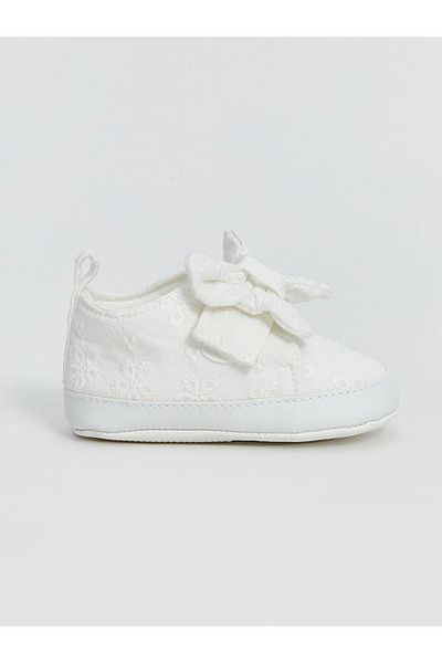LC Waikiki Baby Girl Walking Pre-Walking Home Shoes with Bow Detail (S5)