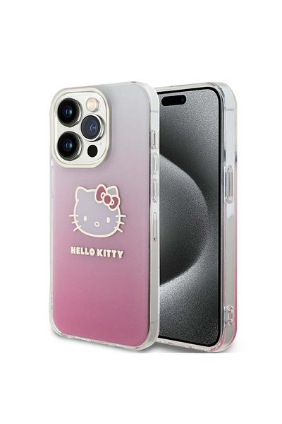 Hello Kitty Case for iPhone 15 Pro Max, Hardcase IML, Hello Kitty - Pink